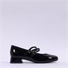 Marco Tozzi Wispar Mary Jane Block Heel - Black Patent
