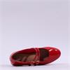 Marco Tozzi Wispar Mary Jane Block Heel - Red Patent