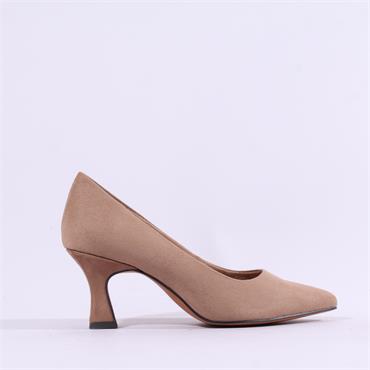 Marco Tozzi Nosca Pointed Toe Mid Heel - Beige