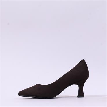 Marco Tozzi Nosca Pointed Toe Mid Heel - Mocca