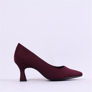 Marco Tozzi Nosca Pointed Toe Mid Heel - Mulberry