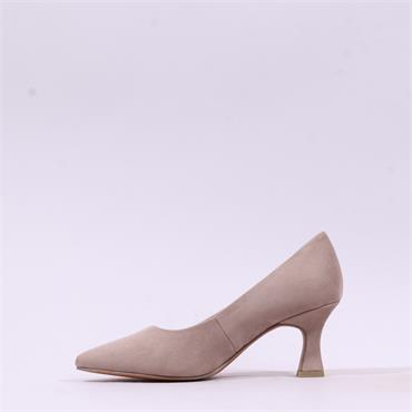 Marco Tozzi Nosca Pointed Toe Mid Heel - Tan
