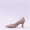 Marco Tozzi Nosca Pointed Toe Mid Heel - Tan