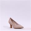 Marco Tozzi Nosca Pointed Toe Mid Heel - Tan