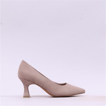 Marco Tozzi Nosca Pointed Toe Mid Heel - Tan