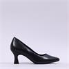 Marco Tozzi Nosca Pointed Toe Mid Heel - Black