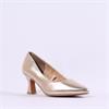 Marco Tozzi Nosca Pointed Toe Mid Heel - Gold