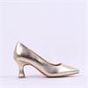 Marco Tozzi Nosca Pointed Toe Mid Heel - Gold