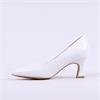 Marco Tozzi Nosca Pointed Toe Mid Heel - White