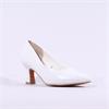 Marco Tozzi Nosca Pointed Toe Mid Heel - White