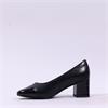 Marco Tozzi Bitto Toe Cap Block Heel - Black Combi