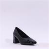 Marco Tozzi Bitto Toe Cap Block Heel - Black Combi