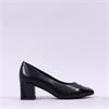 Marco Tozzi Bitto Toe Cap Block Heel - Black Combi