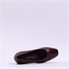 Marco Tozzi Bitto Toe Cap Block Heel - Bordeaux Combi