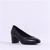 Marco Tozzi Walki Block Heel Court Shoe - Black