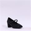 Marco Tozzi Walki Strap Block Heel - Black Glitter