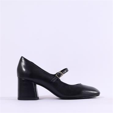 Marco Tozzi Fulla Block Heel Mary Jane - Black