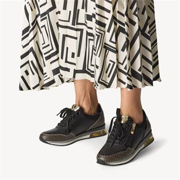 Marco Tozzi Bonallo Side Zip Trainer - Black Combi