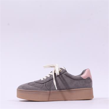 Marco Tozzi Bargi Side Zip Thick Gumsole - Dark Grey Combi