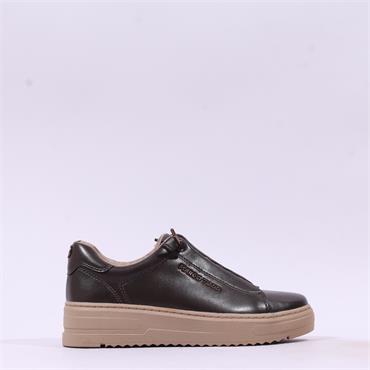 Marco Tozzi Vinova Platform Bungee Lace - Mocca Combi