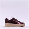 Marco Tozzi Vinova Platform Bungee Lace - Mulberry Patent