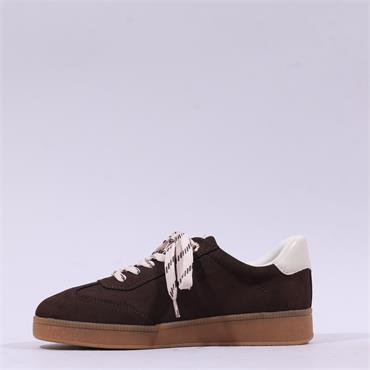 Marco Tozzi Bargi Side-Zip Gum Trainer - Chocolate