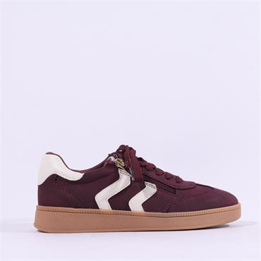 Marco Tozzi Bargi Sidezip Gum Trainer - Wine Combi