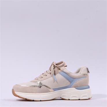 Marco Tozzi Liria Chunky Trainer - Cream Combi