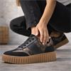 Marco Tozzi Unila Platform Laced Trainer - Black Leopard