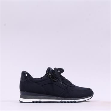 Marco Tozzi Bonallo Sidezip Lace Trainer - Navy Combi