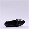 Marco Tozzi Sopi Slip On Low Heel Loafer - Black Gold