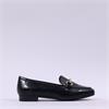 Marco Tozzi Sopi Slip On Low Heel Loafer - Black Gold