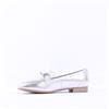 Marco Tozzi Sopi Slip On Low Heel Loafer - Silver