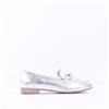 Marco Tozzi Sopi Slip On Low Heel Loafer - Silver