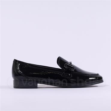 Marco Tozzi Maggio Link Loafer - Black Patent
