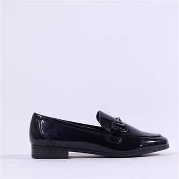 Marco Tozzi Maggio Link Loafer - Dark Navy Patent