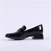Marco Tozzi Vilotta Buckle Loafer - Black Patent