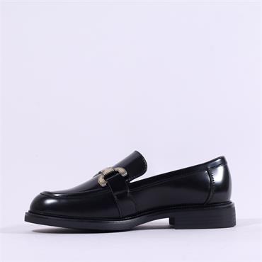 Marco Tozzi Barchi Link Loafer - Black Gold