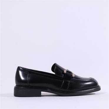 Marco Tozzi Barchi Link Loafer - Black Gold