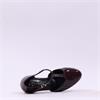 Marco Tozzi Gion T-Bar Closed Toe Heel - Bordeaux Patent
