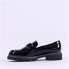 Marco Tozzi Bello Chunky Link Loafer - Black Patent