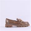 Marco Tozzi Bello Chunky Link Loafer - Taupe Patent
