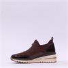 Marco Tozzi Virga Front Zip Trainer - Brown Combi