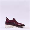 Marco Tozzi Virga Front Zip Trainer - Mulberry Combi