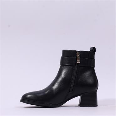 Marco Tozzi Vindoli Side-Zip Ankle Boot - Black