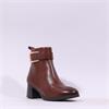 Marco Tozzi Vindoli Side-Zip Ankle Boot - Chestnut