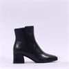 Marco Tozzi Corsta Block Heel Ankle Boot - Black Leather
