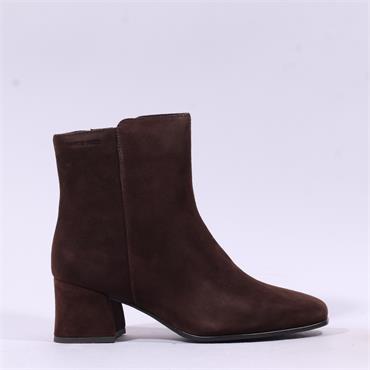 Marco Tozzi Corsta Block Heel Ankle Boot - Mocca