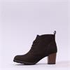 Marco Tozzi Pesa Lace Up Block Heel Boot - Mocca Combi