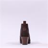 Marco Tozzi Pesa Lace Up Block Heel Boot - Mocca Combi